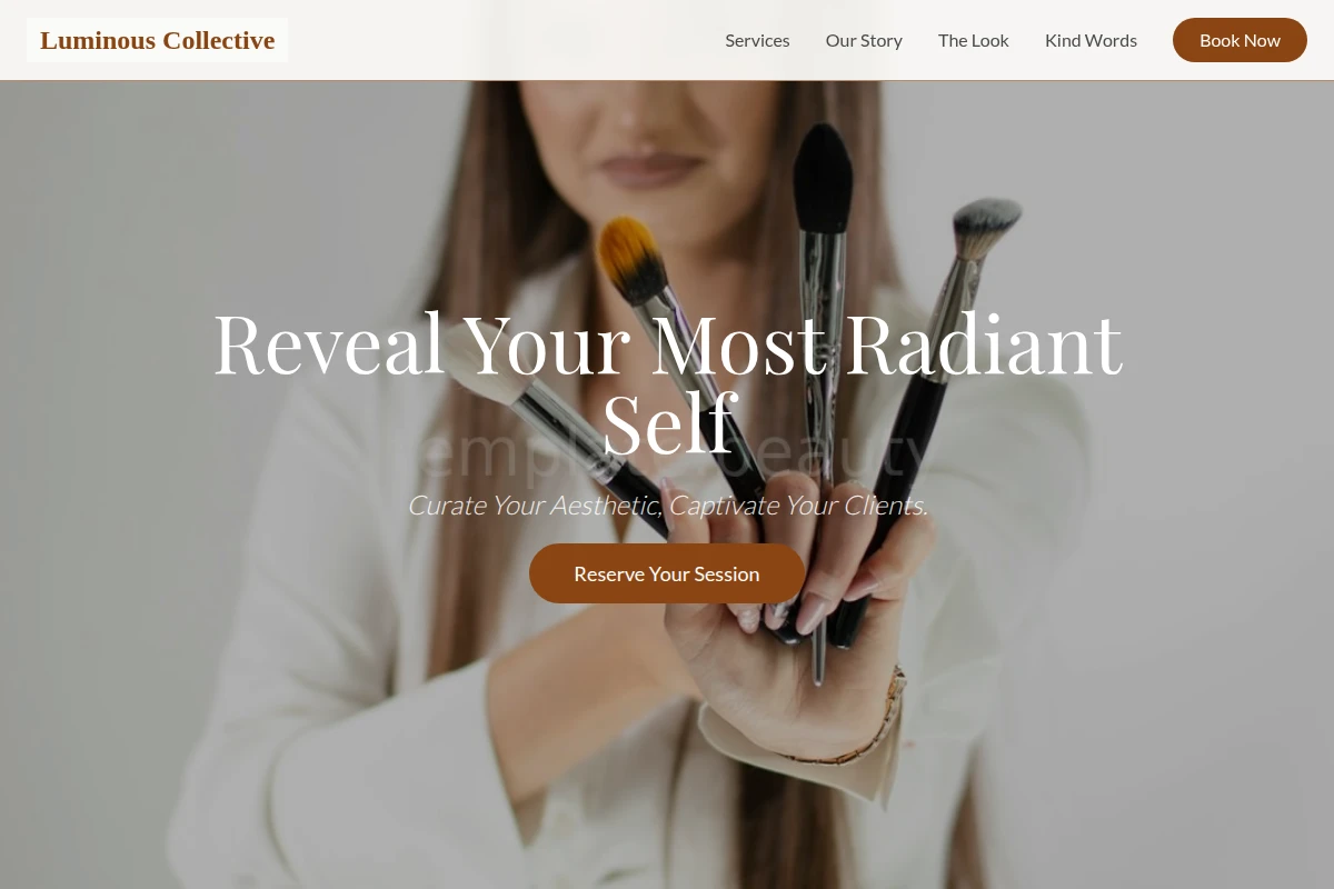 Gilded Makeup Artist