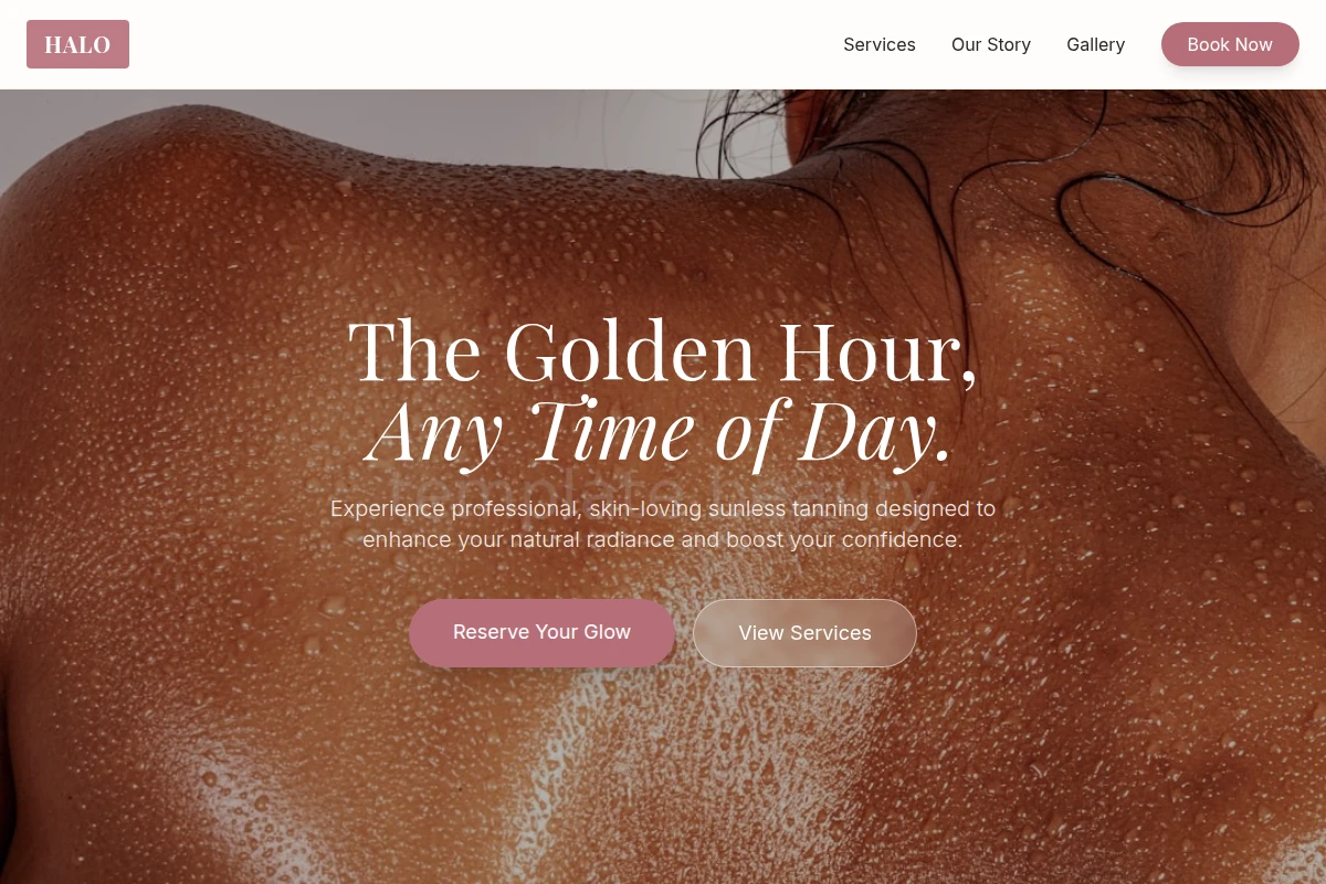 Halo Spray Tan